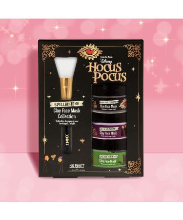 MAD BEAUTY Disney Hocus Pocus Clay Face Mask Set (Trio) Aloe Vera Infused Black Tea Plum & Avocado to Soothe & Rejuvenate Skin - Buy Online on SooperMarket.com