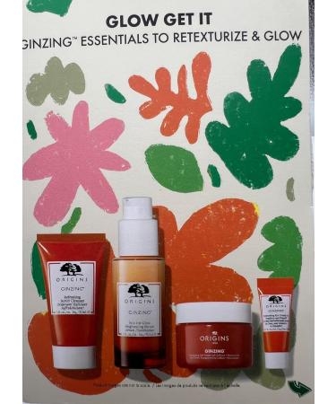 Origins Plenty of Glow Ginzing Essentials Set - Boost Glow & Retexturize | International Shipping Available - Buy Online on SooperMarket.com