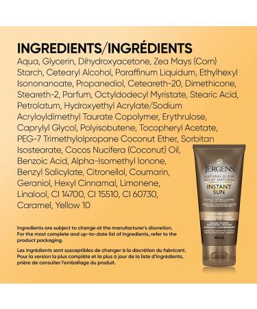Jergens Natural Glow Instant Sun Sunless Tanning Moisturizer + Bronzer Light Bronze (180 mL) (Packaging May Vary) - Buy Online on SooperMarket.com