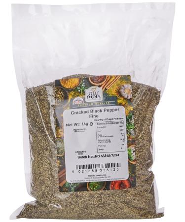 Old India Cracked Black Pepper 1 Kg 1 kg (Pack of 1)