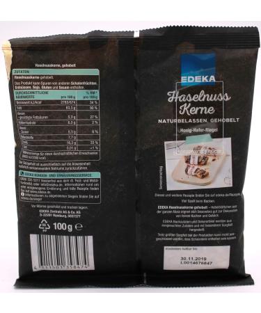 Edeka Hazelnut Kernels - Naturally Sliced 15 Pack (15 x 100g) | Premium Quality International Shipping - Buy Online on SooperMarket.com