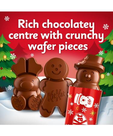 Nestle Kit Kat Christmas Friends 100 Assorted Milk Chocolate Christmas Figures Bulk Chocolate Box 820 g - Buy Online on SooperMarket.com