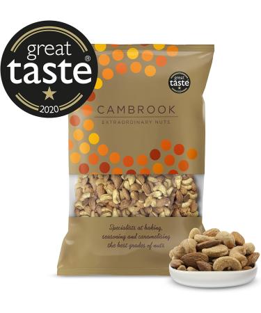 Cambrook Hickory Smoke Almonds & Cashews 1kg Bag - Premium Quality, Gluten-Free, Vegan Nuts - Buy Online on SooperMarket.com