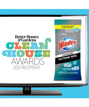 Windex Electronics Screen Wipes - 25 Count, Pack of 3 (75 Total) | For Computers, Phones, Televisions & More - Buy Online on SooperMarket.com