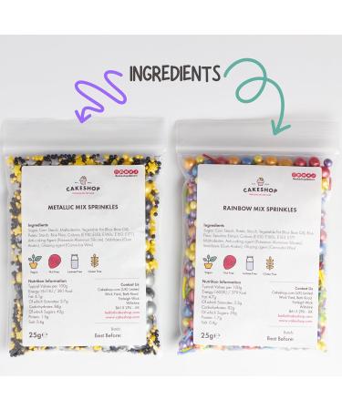 Cakeshop Cake Decoration Pack | Scooter Birthday Theme Premium Double Sided Glitter Card Cake Topper Sign & 25g Party Pack of Cake Sugar Sprinkles | Custom Name Cake Decorations (Black) Prime Glitter Card: Black - Buy Online on SooperMarket.com
