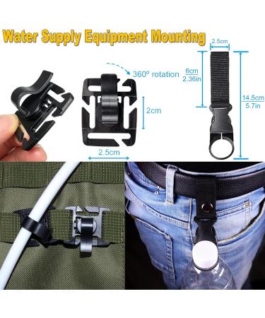 ZUSHALLMY 48-Piece MOLLE Accessories Kit - Upgrade Gear Attachments with Key Clips and D-Rings - Buy Online on SooperMarket.com