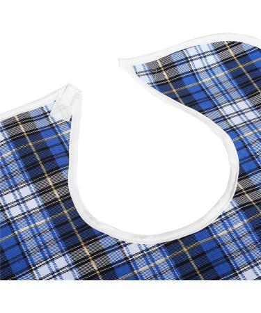 Adult Bib 3colors Adult Bib Washable Reusable Waterproof Dinning Aid Clothes Protector Clothing Protector with Optional Crumb Catcher and Vinyl Backing 17.7 * 29.5inch(Orange pink) - Buy Online on SooperMarket.com
