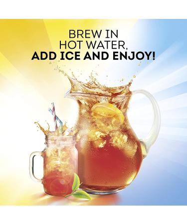 Lipton Family-Sized Black Iced Tea Bags - Southern Sweet Tea 22 ct (Pack of 6) - Buy Online on SooperMarket.com