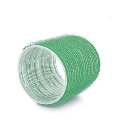 Ponik's - hair roller curlers curlers self -adhering set hair scooter 6 pieces hair rolls curly curls 61 mm jumbo size hair curling winder even handle curl - green 6 pieces (1 Pack) green (61mm)