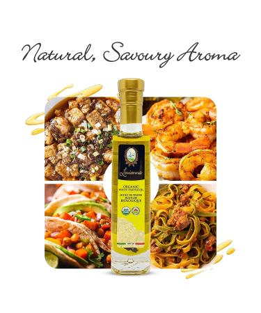 Louianna Organic White Truffle Oil - Gluten-Free & Drizzling Seasoning | 100mL - Buy Online on SooperMarket.com