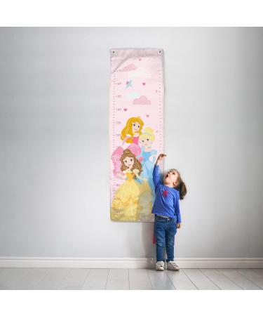 Disney Princess Colors Poly-Canvas Kids Growth Chart Pink - 170 cm Height - Buy Online on SooperMarket.com