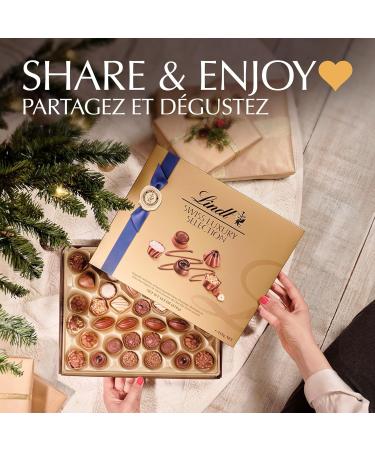 LINDT SWISS LUXURY SELECTION Praline Chocolate Gift Box Assorted Chocolate Pralines 410 Gram Gift Box Christmas Chocolate Holiday Gift - Buy Online on SooperMarket.com