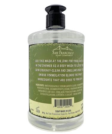 San Francisco Soap Company Men's Cognac & Vanilla Hand and Body Wash - Buy Online on SooperMarket.com