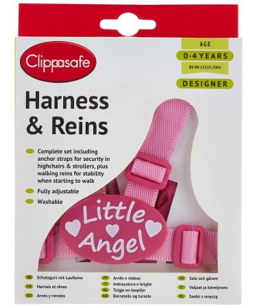 Clippasafe Easy Wash Harness & Reins (Little Angel)