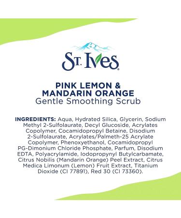 St. Ives Radiant Skin Face Scrub - Pink Lemon and Mandarin Orange 6 oz - Buy Online on SooperMarket.com