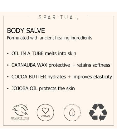 SpaRitual Vegan Body Salve - Earl Grey | Nourishing & Hydrating | Eco-Friendly Skincare - Buy Online on SooperMarket.com