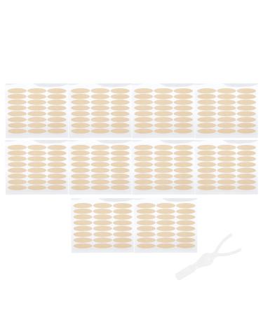 ZJchao Eyelid Tape  240 Pairs Double Tapes Stickers Natural Lift Strip Sticker with Fork Rod Eyelids Big Eye Makeup Tool for Saggy Hooded Droopy Uneven Mono-Eyelids