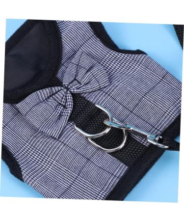Minkissy 3pcs Bunny Vest Dress - Guinea Pig Harness & Leash Set | Small Pet Clothing for Rabbit Hedgehog & Chinchilla - Gray Size 2x3Pcs - Buy Online on SooperMarket.com