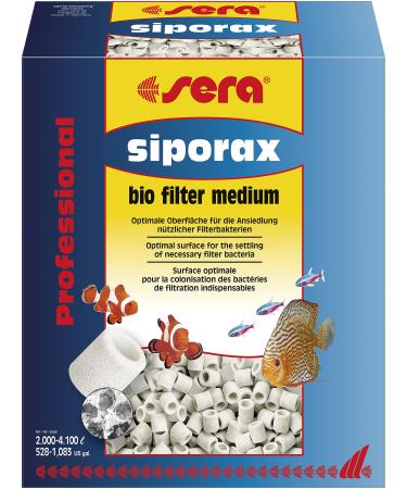SERA SIBORAX Aquarium Filter Material 2.9 kg |Maximum optimization of biological filtering |Organic filter medium |Biological filtering for aquariums 10 ltr.