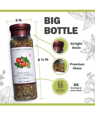 The Gourmet Collection Oregano Basil Tomato Spice Blend - 156 Servings - Buy Online on SooperMarket.com