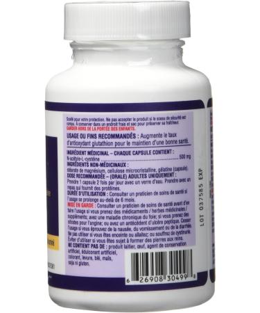 Westcoast Naturals Amino Acid N-Acetyl-L-Cysteine Capsule 500 mg - Buy Online on SooperMarket.com