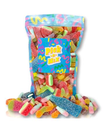 Fizzy Pick and Mix Sweets Fizzy/Sour Classic Retro Pick n Mix Candy Selection Sour Sweet Mix By The Sweet Treat Gifting Co.