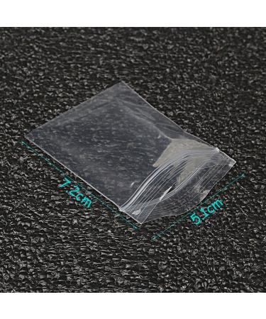 100 PCS Small Ziplock Bags 2" x 2.76" Resealable Zipper Poly Bags Small Plastic Bags Mini Ziplock Bags Clear Zip lock Bags for Jewelry Screws Storage 100 Count (Pack of 1) - Buy Online on SooperMarket.com