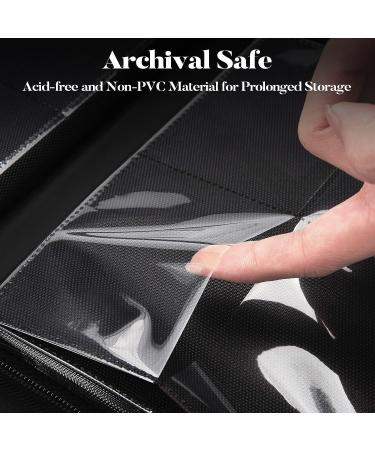 Fabmaker Premium Zip Trading Card Binder - 320 Card Capacity - Portable PU Card Collection Binder - Black - Buy Online on SooperMarket.com