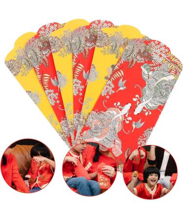 TEHAUX 20pcs Red Envelope Bag Year of Tiger Red Envelopes Japanese Money Envelopes Wedding Money Envolopes Japanese Hongbao Red Purse Wedding Money Bags Cute Cash Bag White Cardboard - Buy Online on SooperMarket.com
