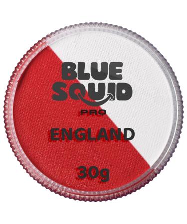 Blue Squid Pro Minke Face Paint and Bodypaint - Classic Red & Weiß (30g) Face and Bodypaint Color for adults children carnival and SFX