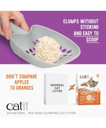 Catit Go Natural! Clumping Cat Litter with Lavender Scent - Eco-Friendly Pea Pod Formula 2 x 2.8 kg (5.6 kg) - International Shipping Available - Buy Online on SooperMarket.com
