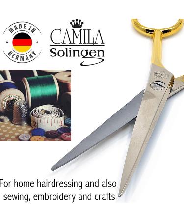 Camila Solingen CS07 Professional 5 Inch Hair Scissors - Razor Edge Barber Cutting Shears from Germany - Buy Online on SooperMarket.com