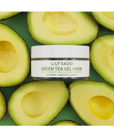 LILY SADO MATCHA MADE IN HEAVEN Green Tea Gel Overnight Face Mask - 4 oz - Clears Pores, Acne, Reduces Pore Size - Gentle for All Skin Types - Buy Online on SooperMarket.com