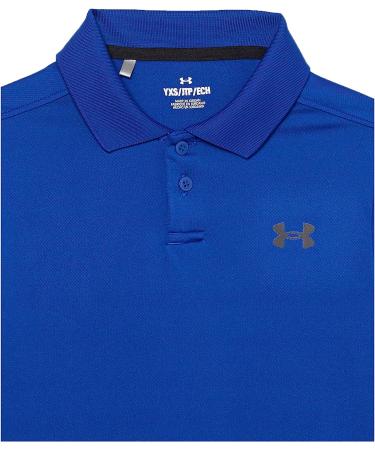 Under Armour Boys' Performance Polo - Royal/Black, Size Large - Buy Online on SooperMarket.com