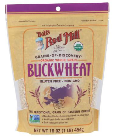 Bob's Red Mill Organic Buckwheat Whole Grain 16 oz (454 g)