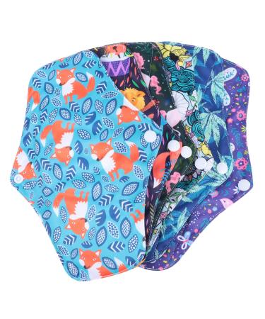 Healvian 6pcs Maternity Sanitary Napkin Panties for Girls Bamboo Napkins Menstrual Pad Insert Stay Dry Cloth Washable Period Pads Cloth Sanitary Pad Bamboo Charcoal Menstrual Pad Set Mother