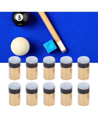 VGEBY 10pcs Billiard Club Tips - Slip On Pool Cue Tips Replacement (13MM) for Nine Ball & Pool Play - Buy Online on SooperMarket.com