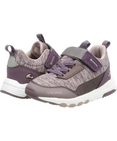 Viking Unisex Kids Arendal Low GTX Rain Shoe - 22 EU - Plum Dusty Pink | International Shipping Available - Buy Online on SooperMarket.com