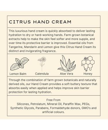 Jurlique Citrus Hand Cream 125ml - Nourishing Hydration | International Shipping Available - Buy Online on SooperMarket.com