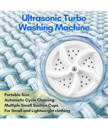 Portable Washing Machine Ultrasonic Cleaning For Washer Machine For Travel Dorm Apartment USB Auto S Washer Washer Machine For Sink - Buy Online on SooperMarket.com