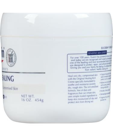 Eucerin Original Healing Cream - Fragrance Free Lotion for Extremely Dry Skin - 16 oz Jar | International Shipping Available - Buy Online on SooperMarket.com