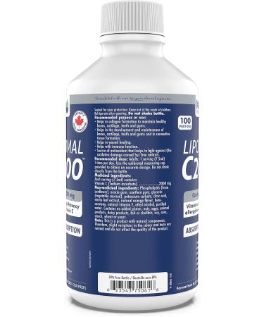 Naka Platinum LIPOSOMAL C 2000 featuring 2000 mg Non-Allergic High Potency Liposomal Vitamin C (750 ml) - Buy Online on SooperMarket.com