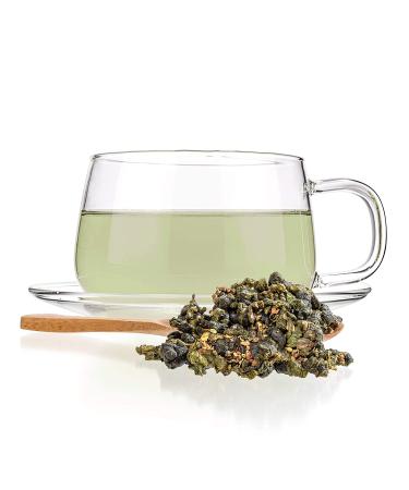 Tealyra Osmanthus Gui Hua Oolong Tea - Taiwanese Loose Leaf Oolong - Sweet Aromatic Taste - 220g (8oz) Organic Tea - Pack of 1 - Buy Online on SooperMarket.com