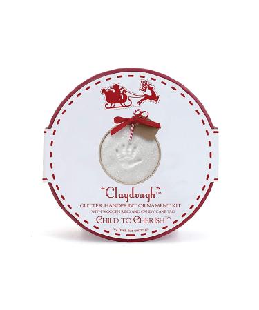 Child to Cherish Glitter Baby Handprint First Christmas Ornament Kit - Buy Online on SooperMarket.com
