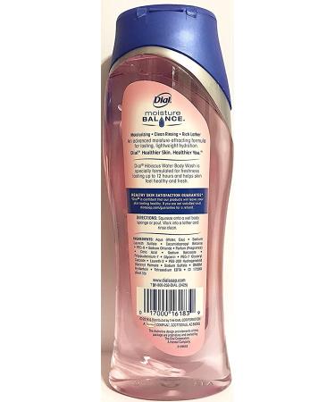 Dial Hibiscus Water Hydrating Body Wash - 16 FL OZ (473 mL) - Pack of 2 - Buy Online on SooperMarket.com