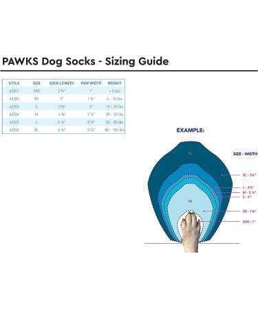 RC Pet Products PAWks Dog Socks - Small Paw Protection (1 Pair) - Buy Online on SooperMarket.com