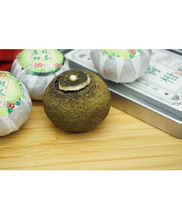 Green Orange Peel Pu-erh Tea | Tangerine Peel XiaoQingGan Tea Box | Independent Packing from GuangDong XinHui - Buy Online on SooperMarket.com
