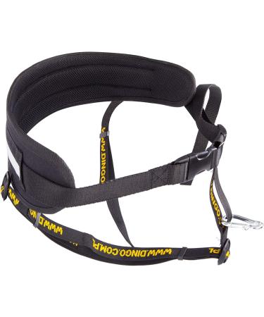 DINGO Canicross Belt 4-in-1 | Universal Adjustable Hands-Free Dog Walking Belt | Reflective Multifunctional | Running Sports Jogging Training | Black Waist Belt (12780-2) - Buy Online on SooperMarket.com