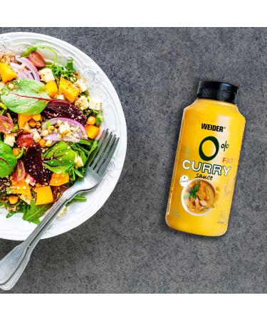 Weider Gourmet 0% Fat Curry Sauce (265 ml) - New Recipe, Low Calorie, 100% Flavour - Buy Online on SooperMarket.com