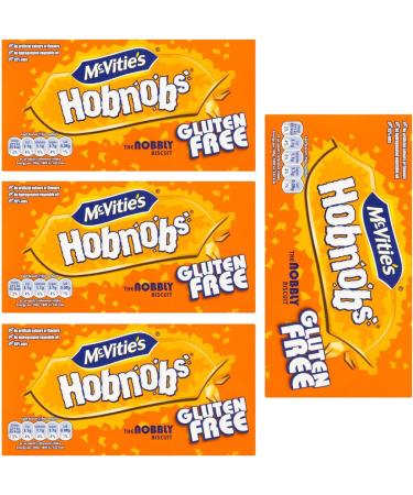 McVitie's Gluten Free Hobnobs 4X 150g Multipack - Gluten-Free Biscuits for Snacking - Buy Online on SooperMarket.com